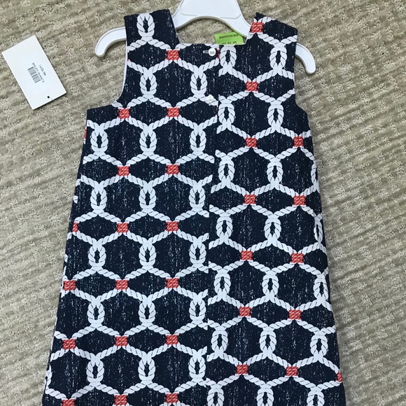LE ZA ME (SZ 5) NAUTICAL PRINT DRESS - Picture 4 of 4